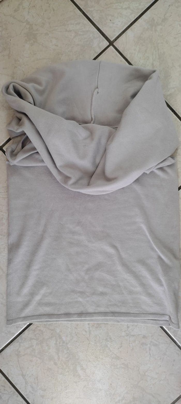 Top col sans manches Zara taille M - photo numéro 3