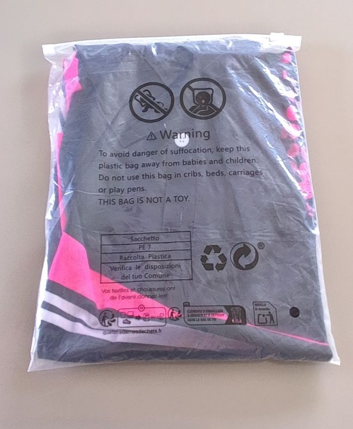 T-shirt manches courtes taille XL couleur rose et noir pour homme - photo numéro 8