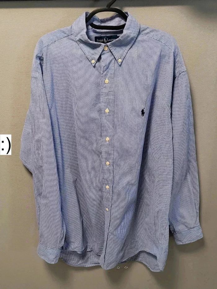 Chemise Ralph Lauren Blake - 100% coton - Taille L - photo numéro 2