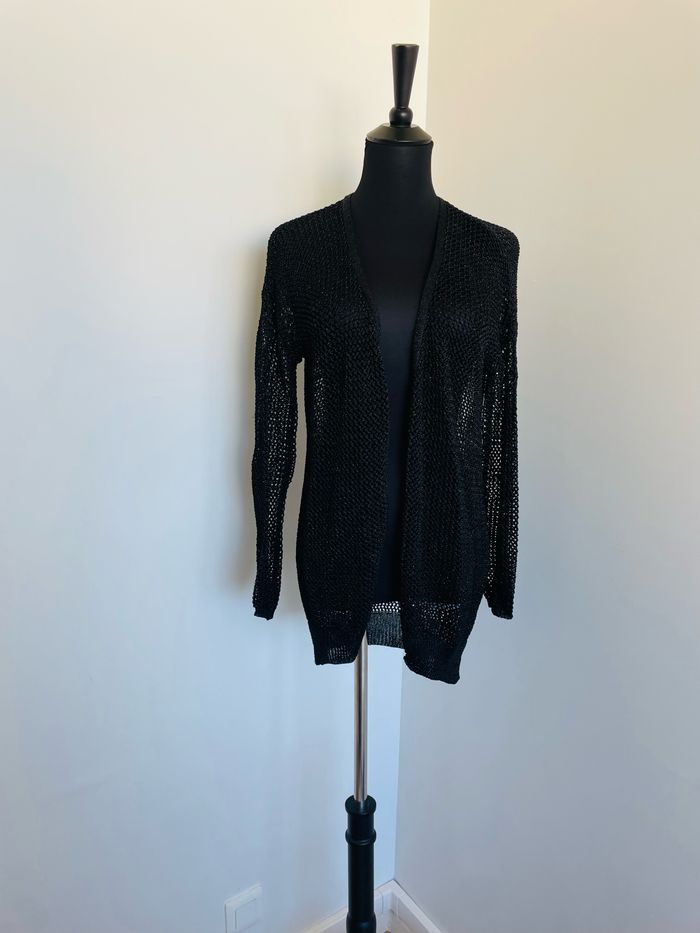 🌸 Sublime Gilet noir en maille 🌸 Neuf. Jennyfer.Taille 38. - photo numéro 8