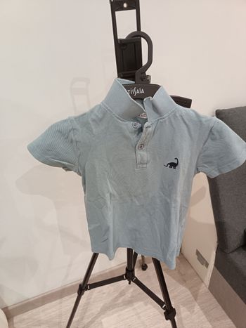 Polo bleu clair 8 ans npo kid