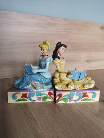 Jim Shore serre livre  Belle et Cendrillon