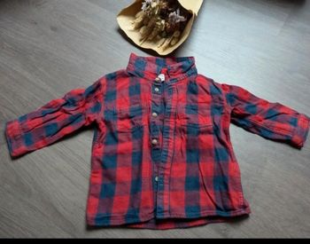 Magnifique chemise bûcheron H&M 6-9 mois