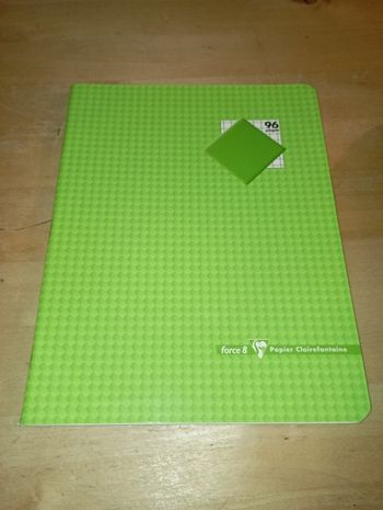 Cahier petit carreaux