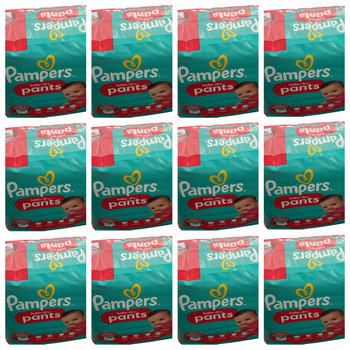 Lot de 384 Couches  Pampers Baby dry Pants 6-11 kg Taille 3 Neuf