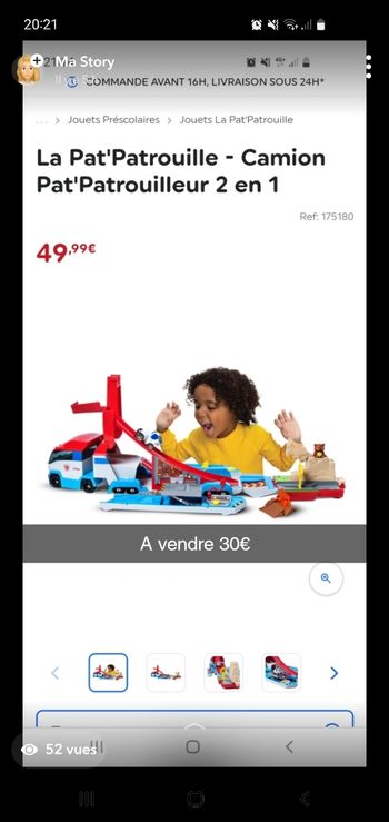 Camion pat patrouille 2 en 1