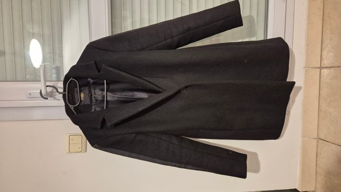 Manteau Maje laine noire - photo numéro 7