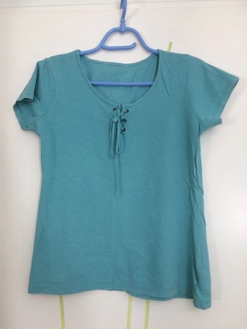 T-shirt fille bleu
