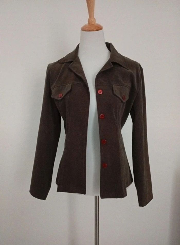 Veste cintrée kaki La Mode est à Vous taille S
