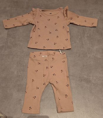 Ensemble h&m 1-2mois 56cm