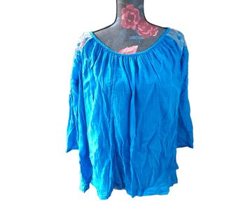 Blouse bleu L
