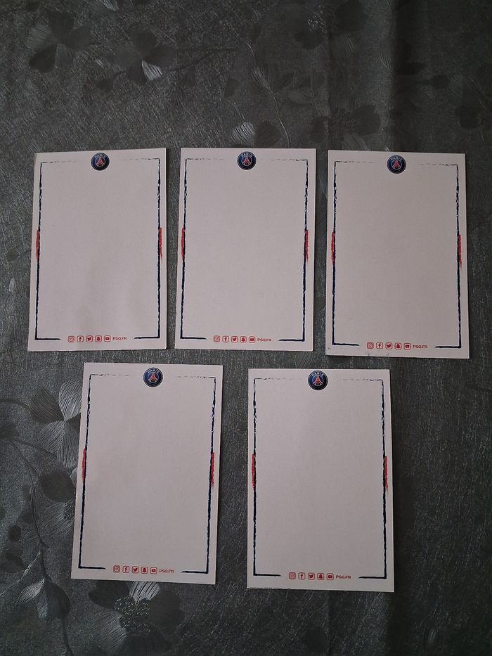 5 cartes joueurs PSG - photo numéro 7