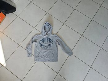 Sweat à capuche garçon 12/14 ans Creeks u42