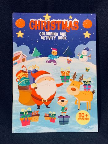 Cahier à coloriage et activités “Christmas” - avec 50 stickers