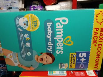 Pampers taille 5+ de 12 a 17 kg