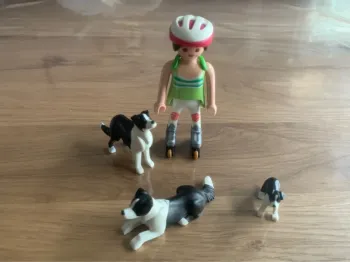 Playmobil set 5213 - Famille de border collies