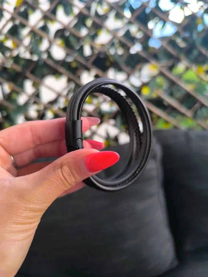 Bracelet marron , homme , neuf , idée cadeau - photo numéro 2