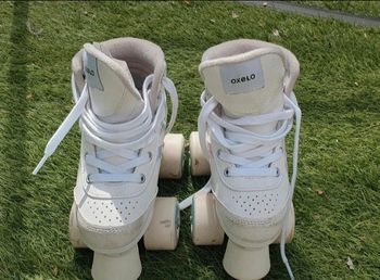 Patin à roulettes roller oxelo decathlon blanc pointure 29