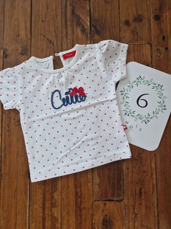 T-shirt manches courtes 6 mois