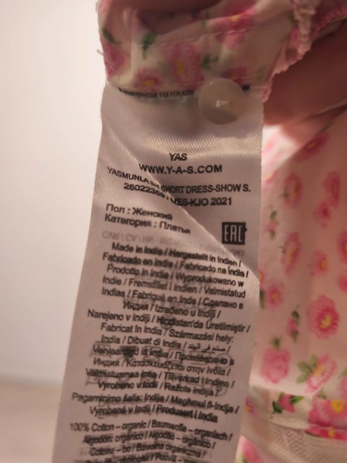 Robe longue YAS Femme Taille M Fleurs - photo numéro 6