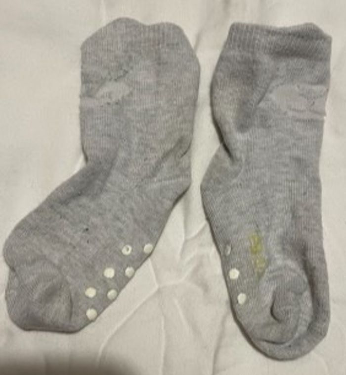 Chaussettes anti-dérapantes ourson 21-23
