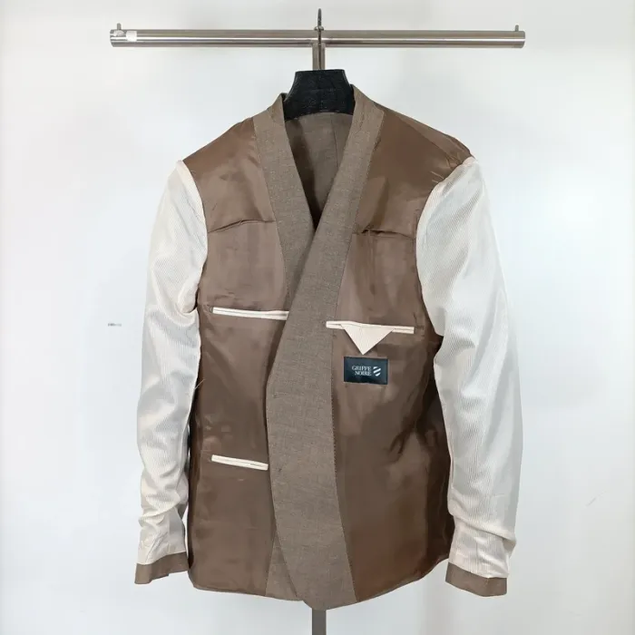 Veste de costume marron Griffe Noire - Taille 54 A477 - photo numéro 9