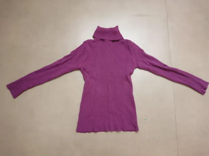 Pull col roulé