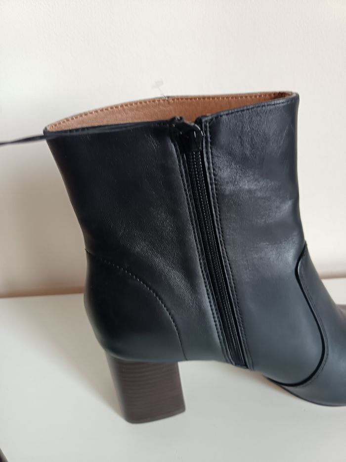 Bottines cuir Monoprix - photo numéro 10