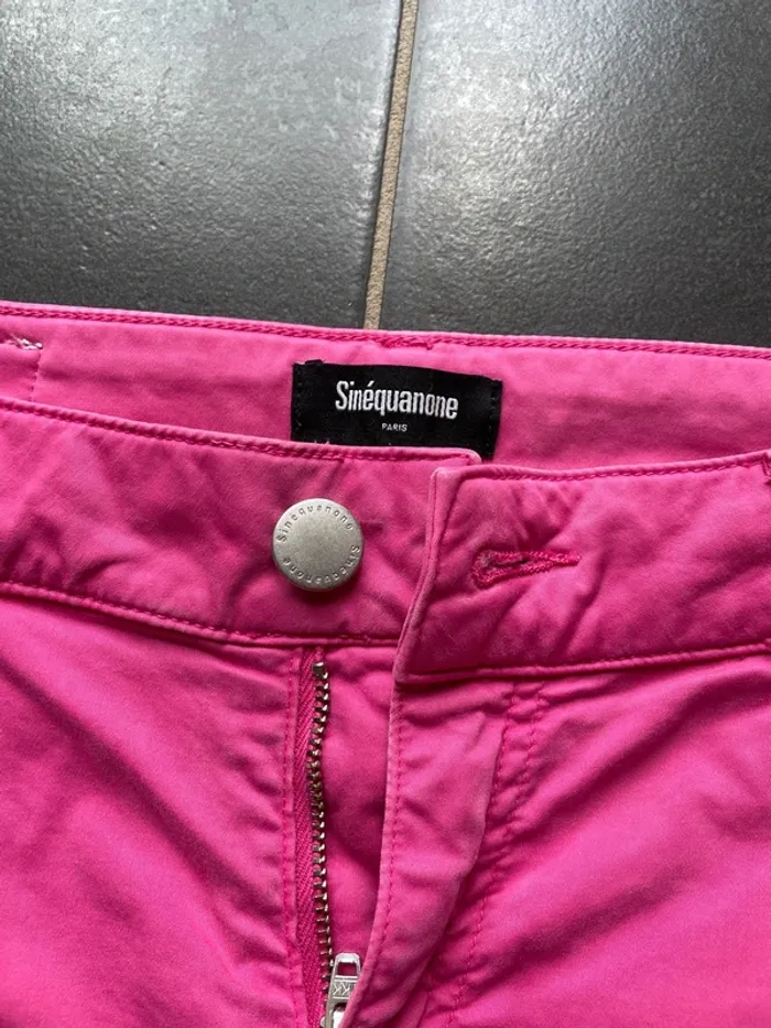 Jeans rose fusain taille 36 - photo numéro 3