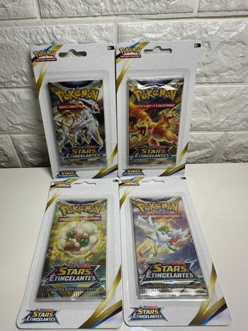 Arset Pokémon Stars Étincelantes 4 boosters