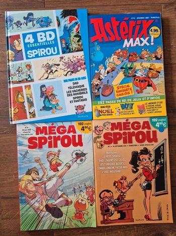 Lot  de  4 bandes  dessinées