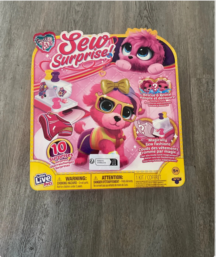 Little live pets salon de couture surprise rose