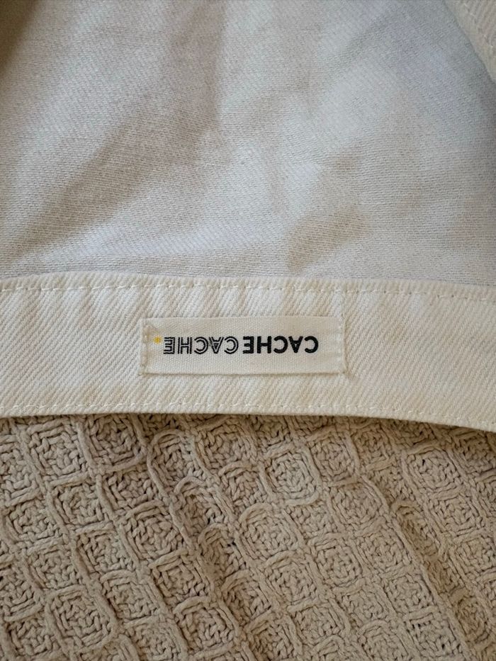 Robe en jeans blanche - photo numéro 3