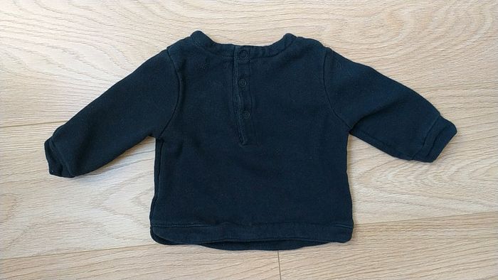Sweat bleu kiabi bonjour coeur 6 mois - photo numéro 6