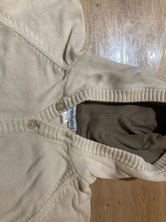 Pull à capuche 12 mois verbaudet - photo numéro 3