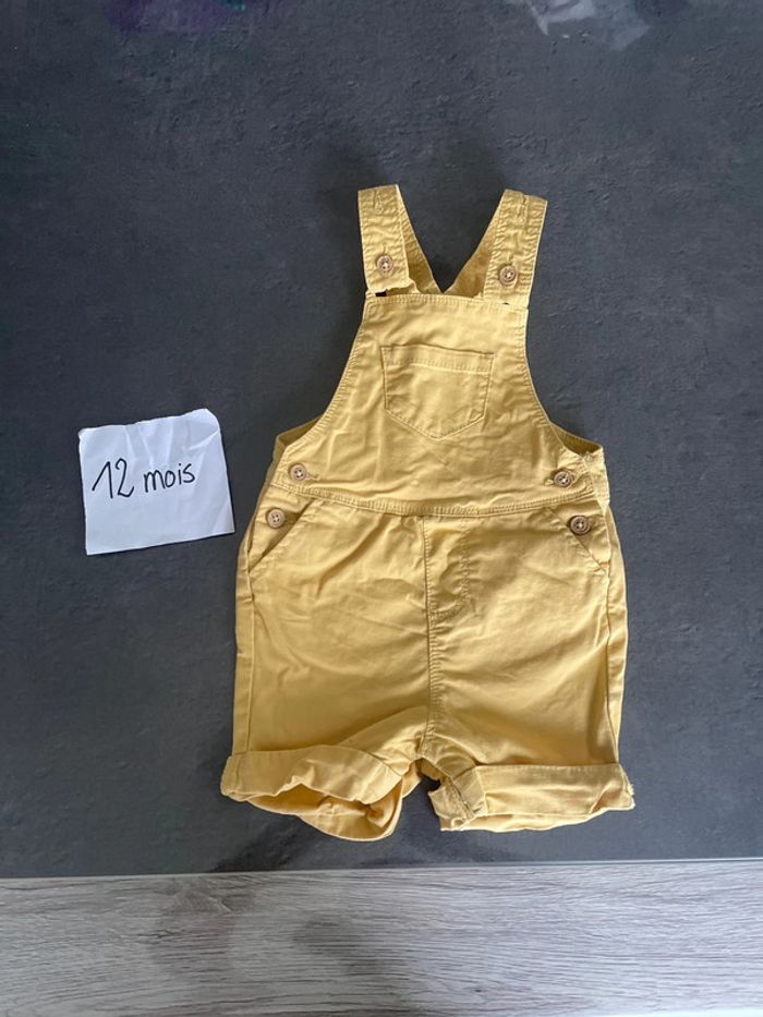 Salopette short 12 mois