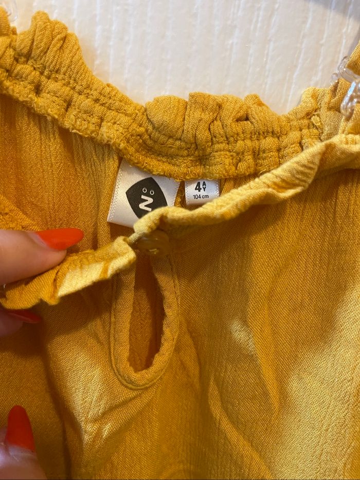 Robe Z jaune manches courtes 4ans - photo numéro 2