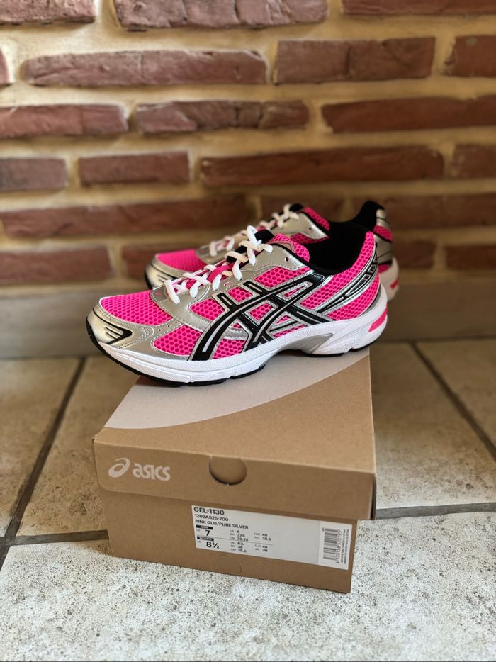 Asics gel-1130 rose argenté pink - photo numéro 2