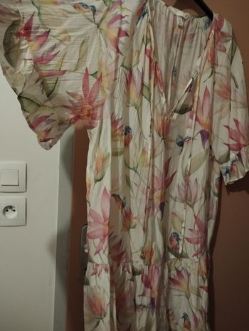 Robe fluide à fleurs