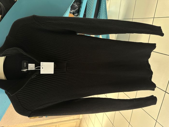 Pull maille col montant noir La Redoute taille 36 NEUF - photo numéro 1