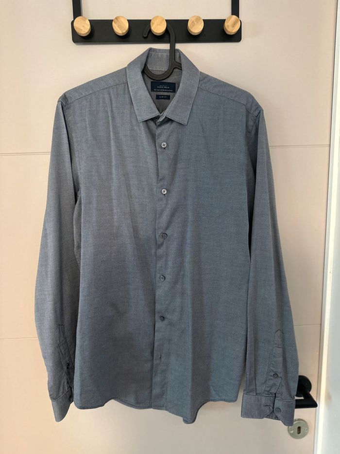 Chemise Zara grise – Taille S, jamais portée