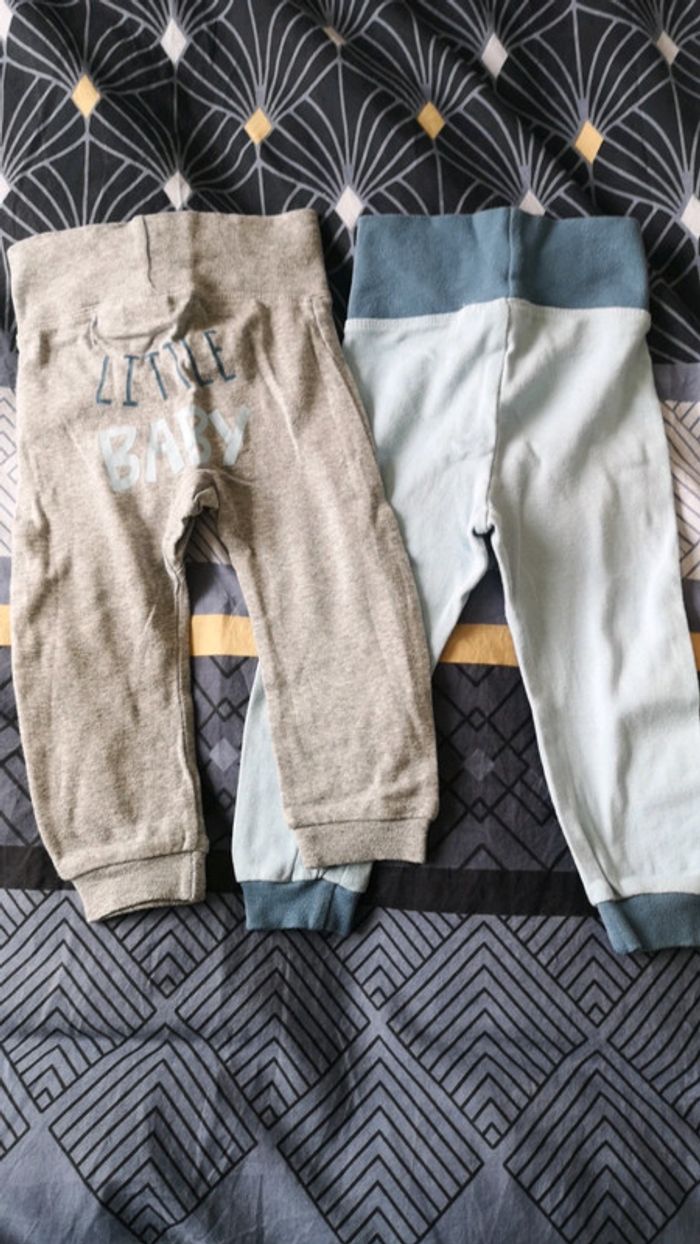 Lot de 2 leggings 74/80 cm - photo numéro 4