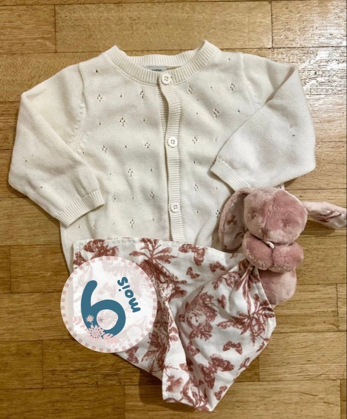 Gilet Petit Bateau - Taille 6 Mois - comme neuf  ! 🤍