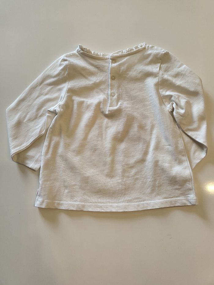 Lot 2 tee-shirts manches longues 18 mois - photo numéro 3