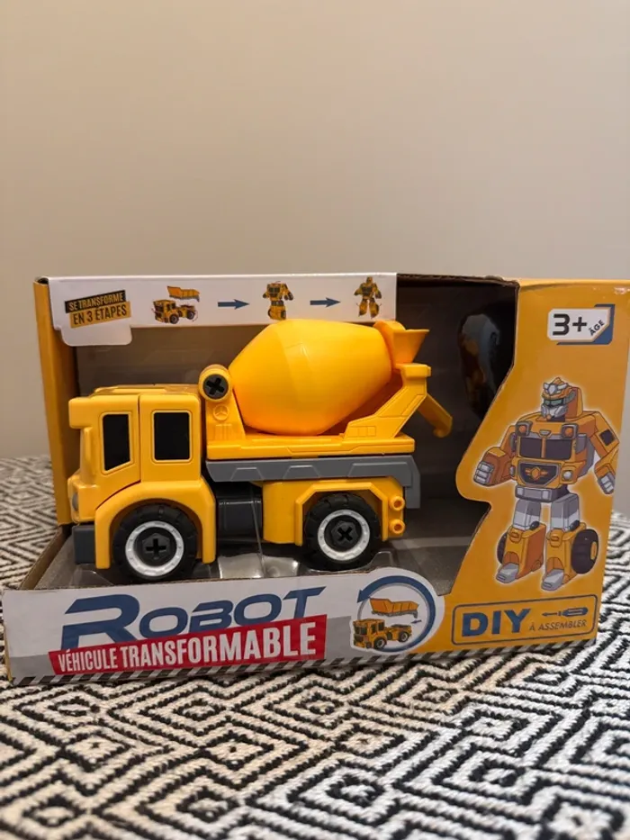 WDK DIY - Robot Véhicule Transformable - 3 ans et +