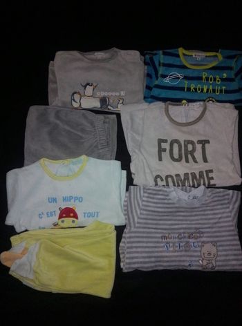 Lot pyjama garçon 24 mois