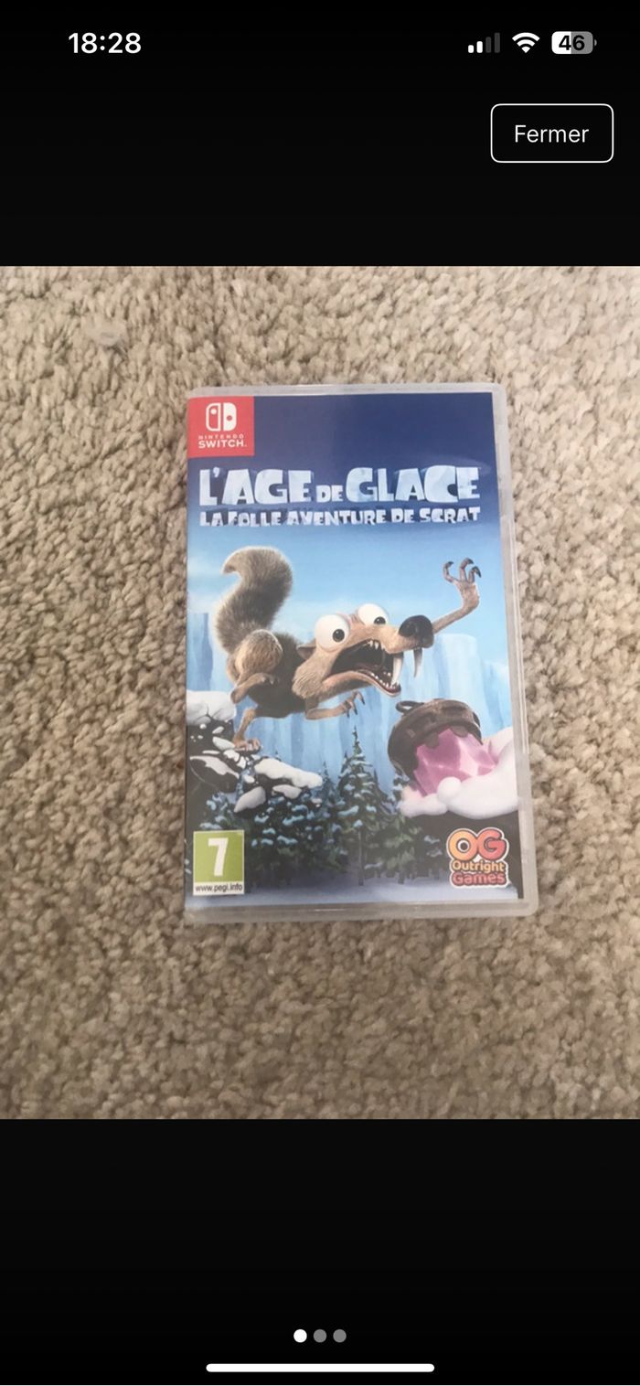 Jeu switch l’âge de glace