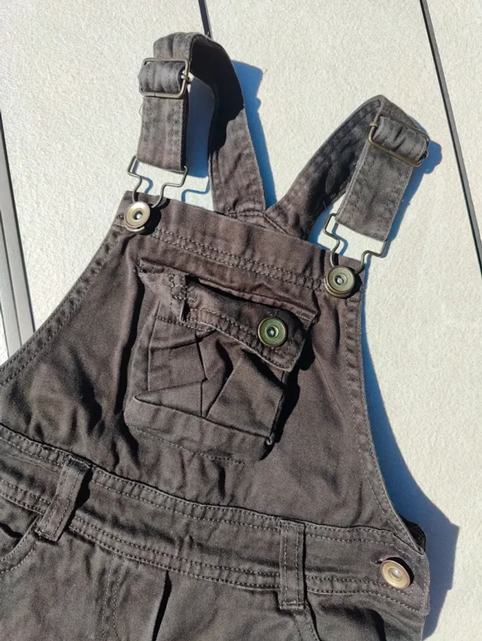 Robe salopette kaki 5 ans - photo numéro 2