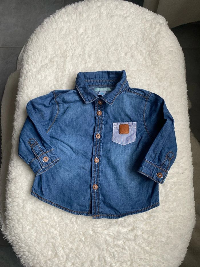 Chemise, jean, garçon obaibi 6 mois