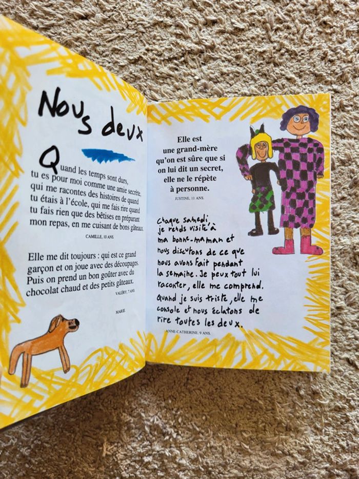 Livre "À ma chère grand' maman" d'Helen Exley, citations & dessins d’enfants - photo numéro 7